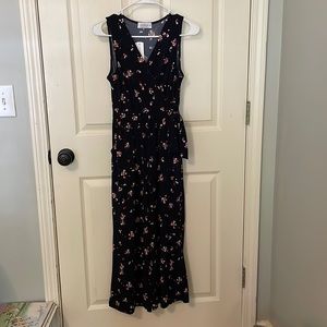 Stitch Fix Kaileigh jumpsuit wide leg cropped wrap waist NWT XS